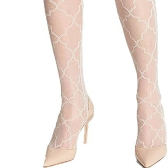 🎄 NIP 🛍 OROBLU 🎁 SHEER COCKTAIL PARTY WEDDING TIGHTS NUDE LARGE MEDIUM - Picture 2 of 4